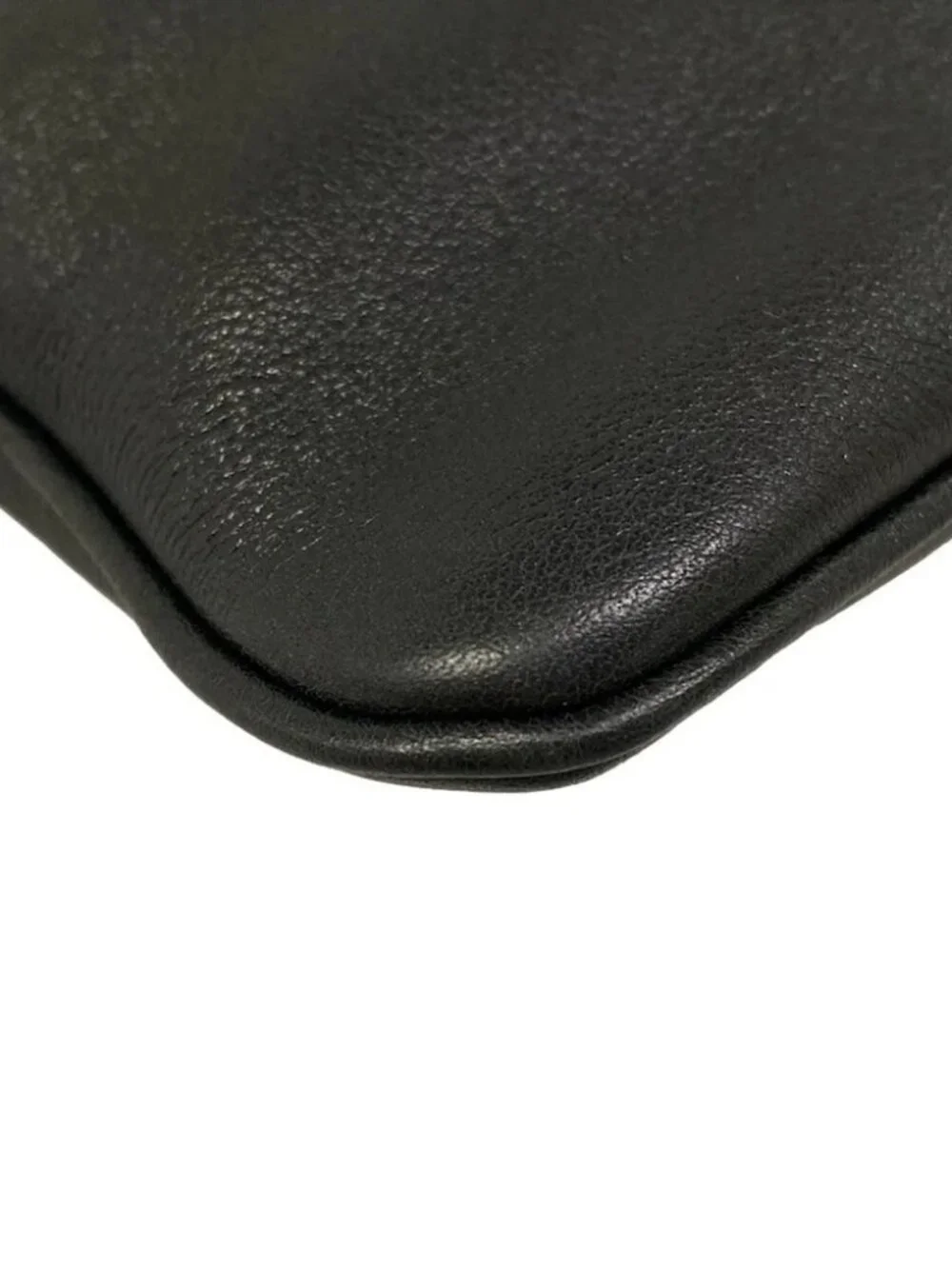 PRADA 1BC238 Black soft grain leather Shoulder Bag